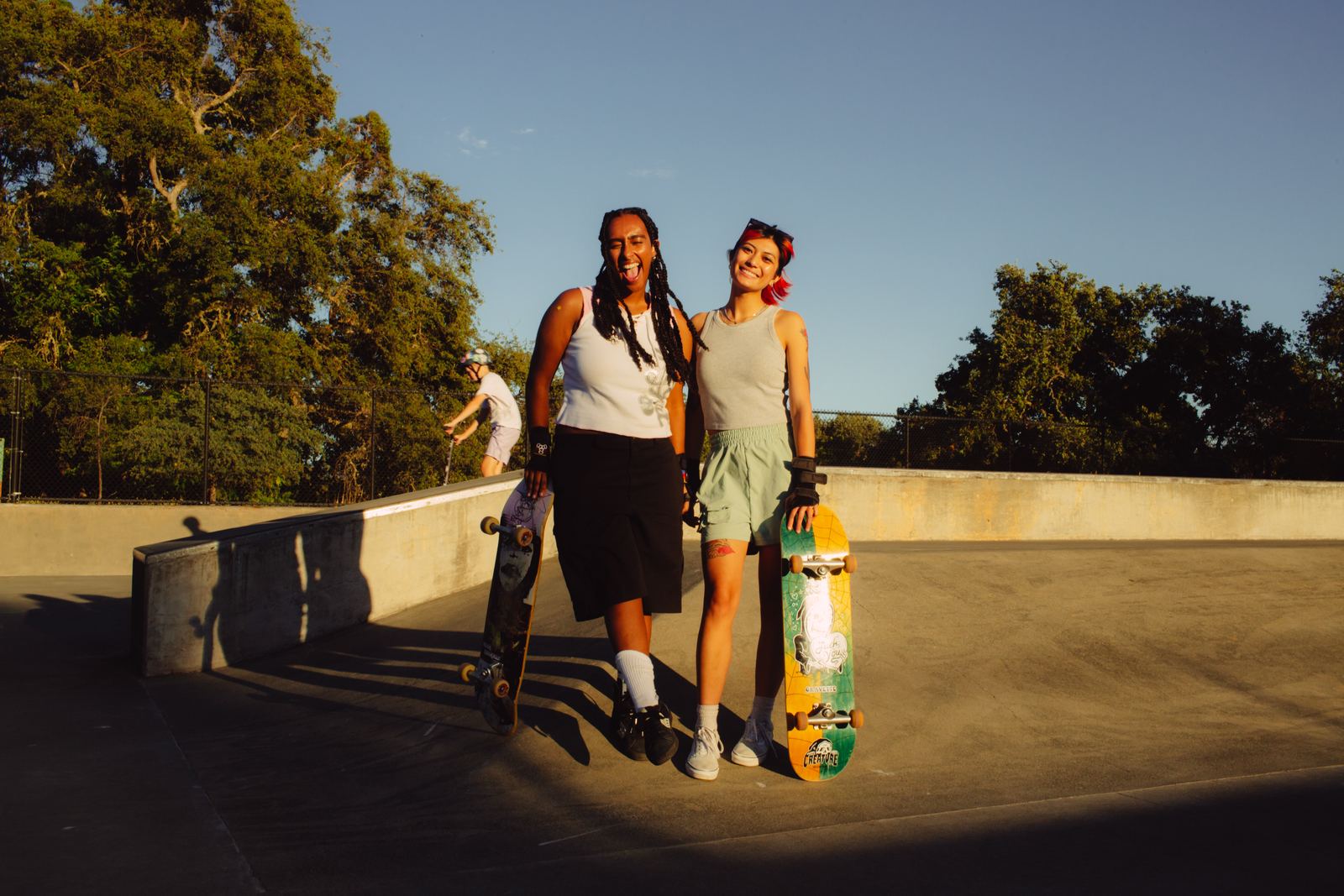 Golden hour at the park