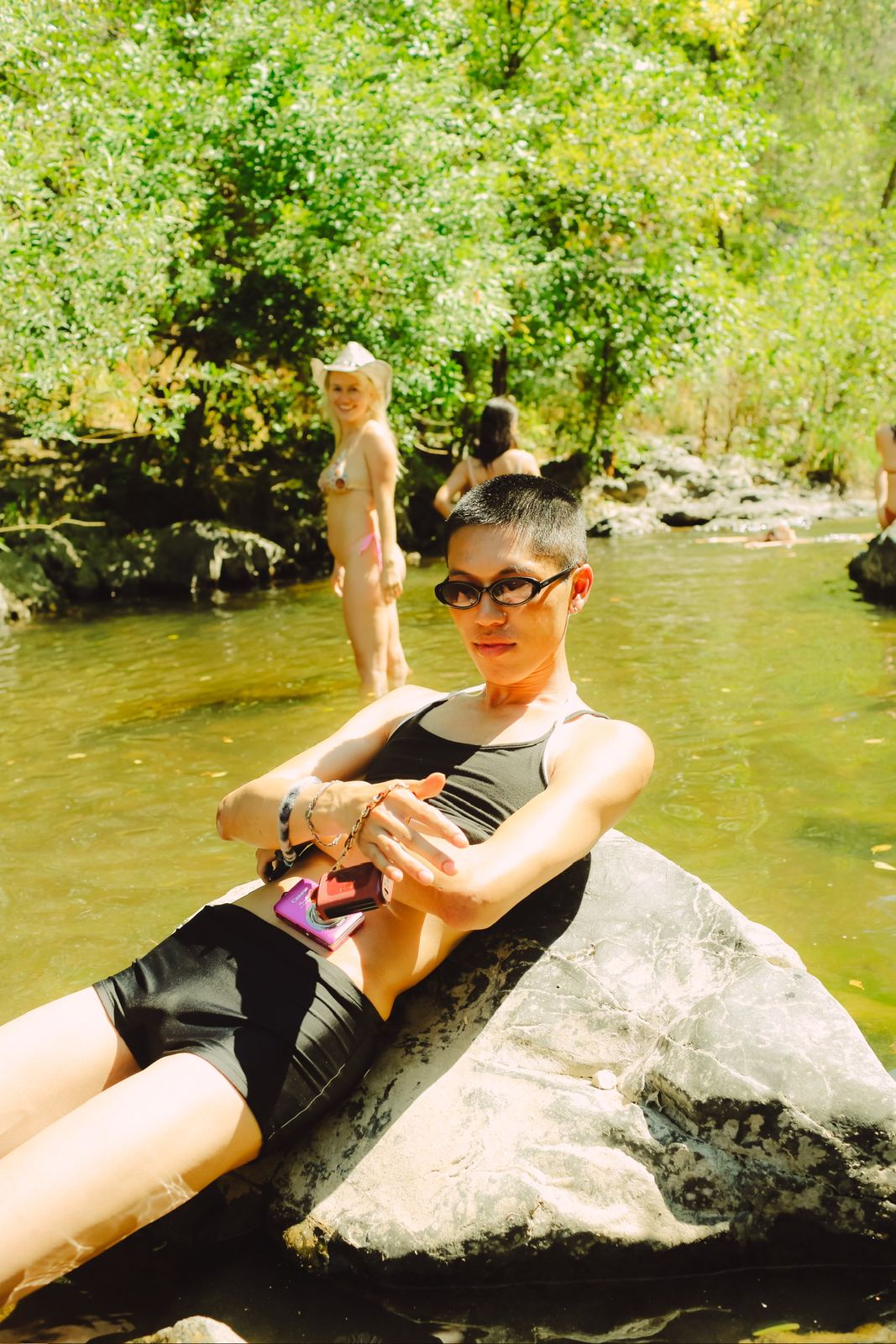 Rock lounging