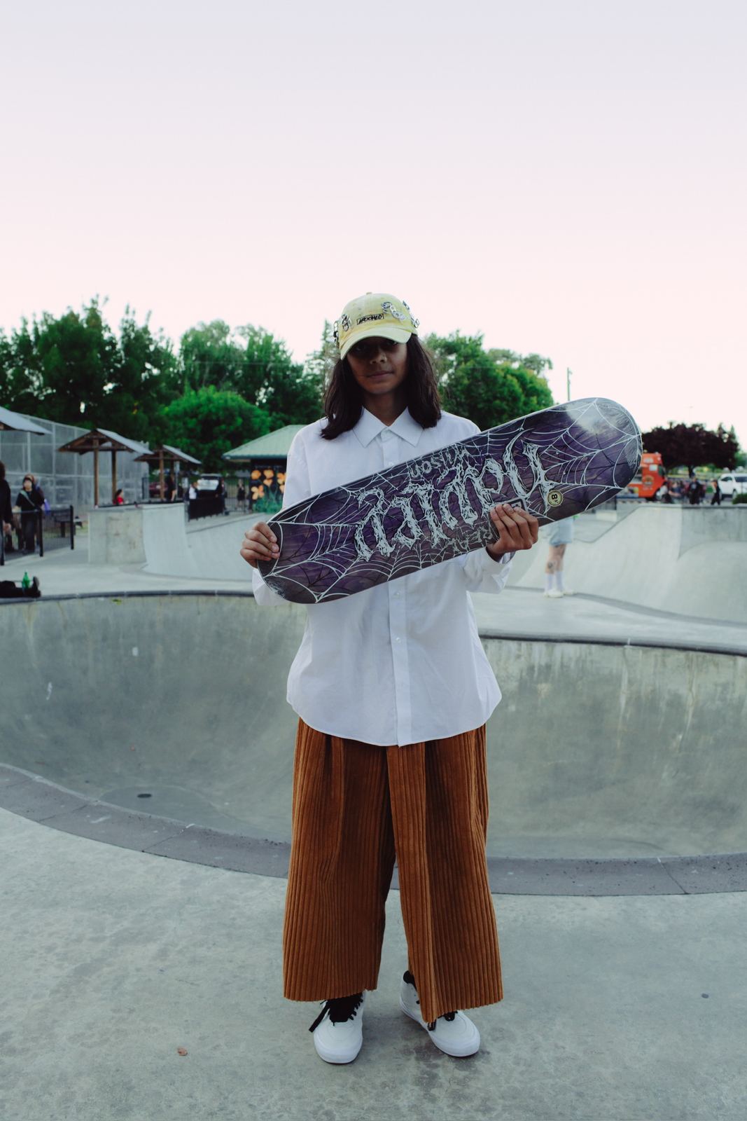 Showing off the deck