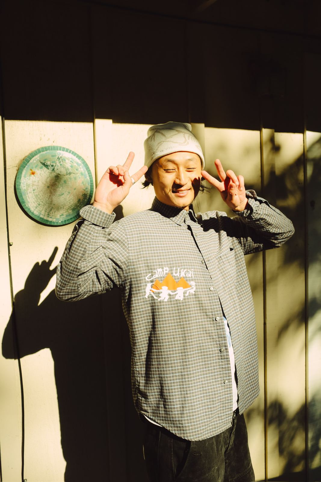 Camp merch, peace sign