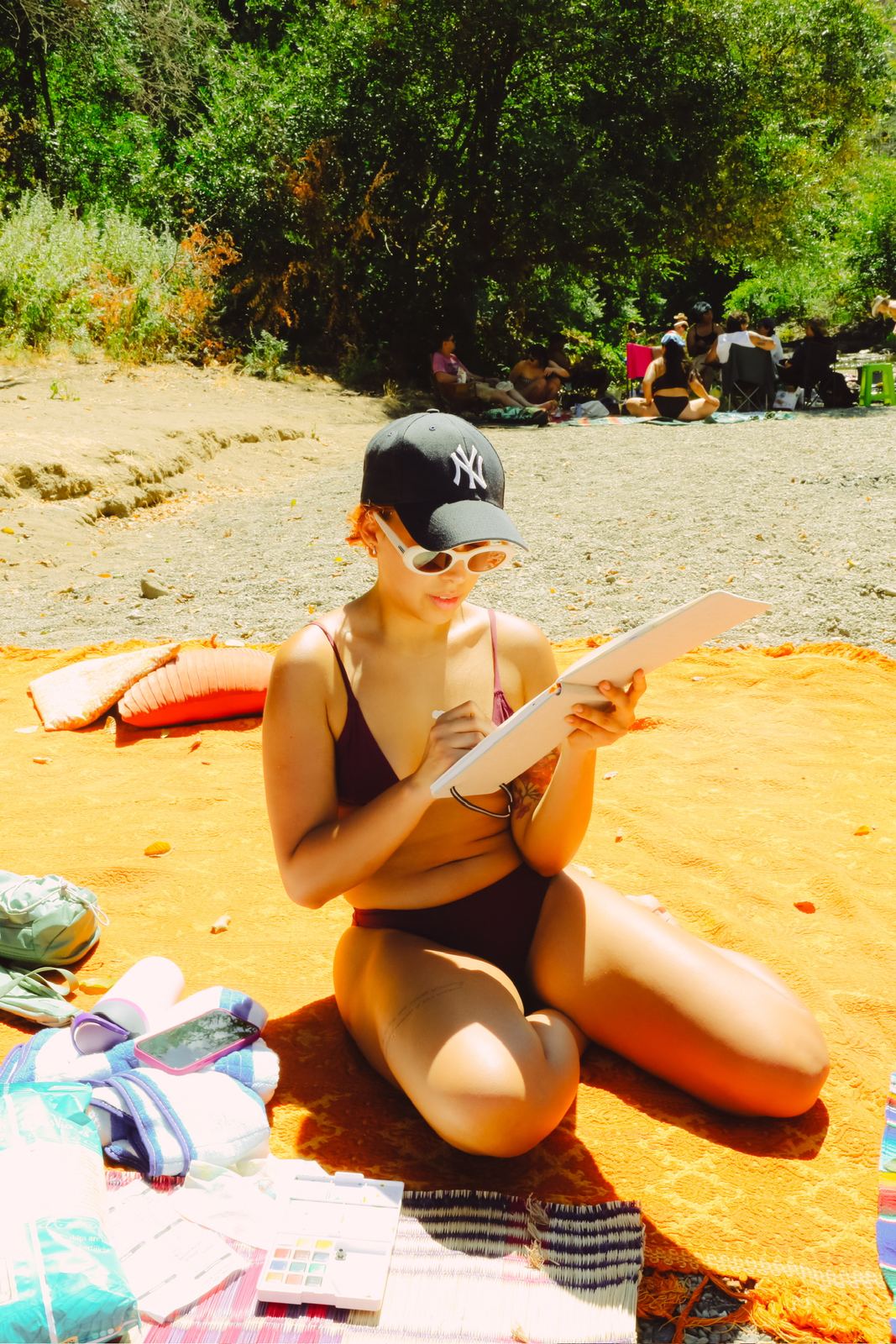 Riverbank reading