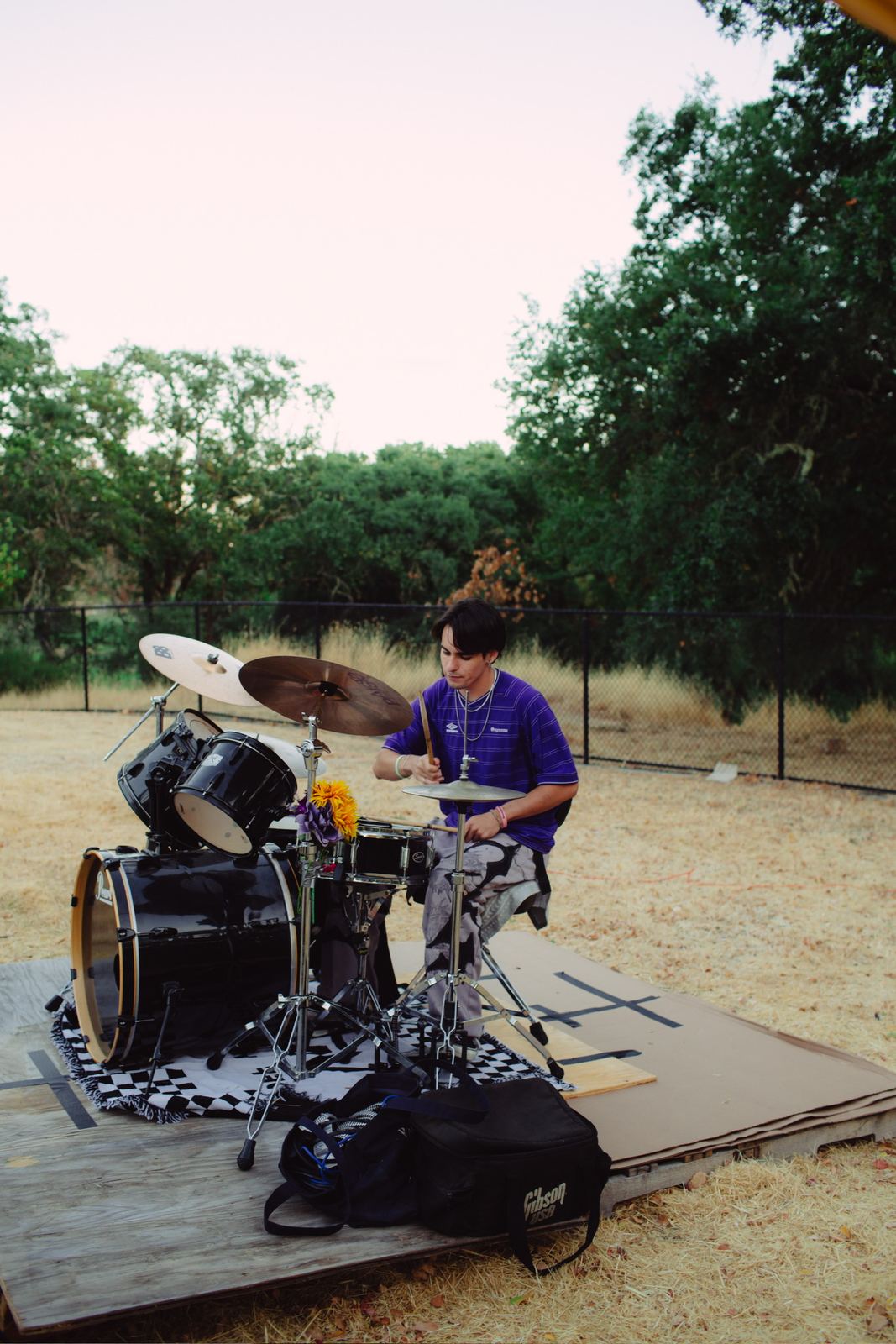 Drums in the field